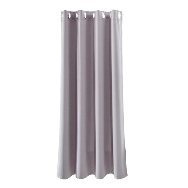 Max Solid Color Blackout Window Curtains Panels for Bedroom Gray 42x63inch Smooth