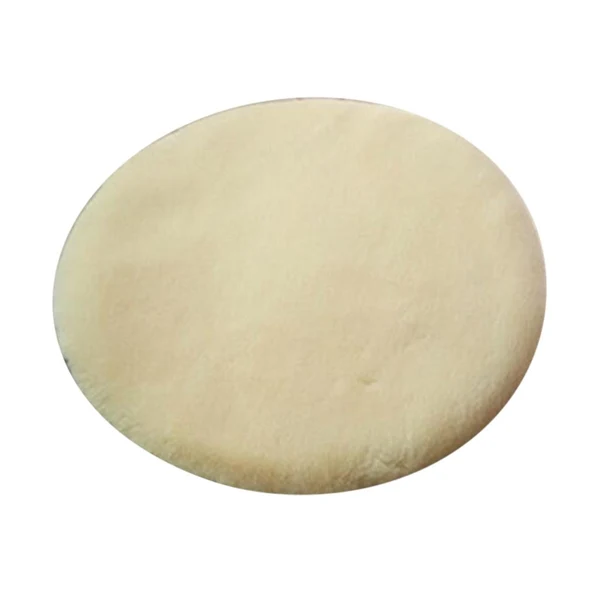 Crafted Max Non Slip Round Chair Cover Seat Pads with Buckle Beige - 40cm 16 inch Breathable