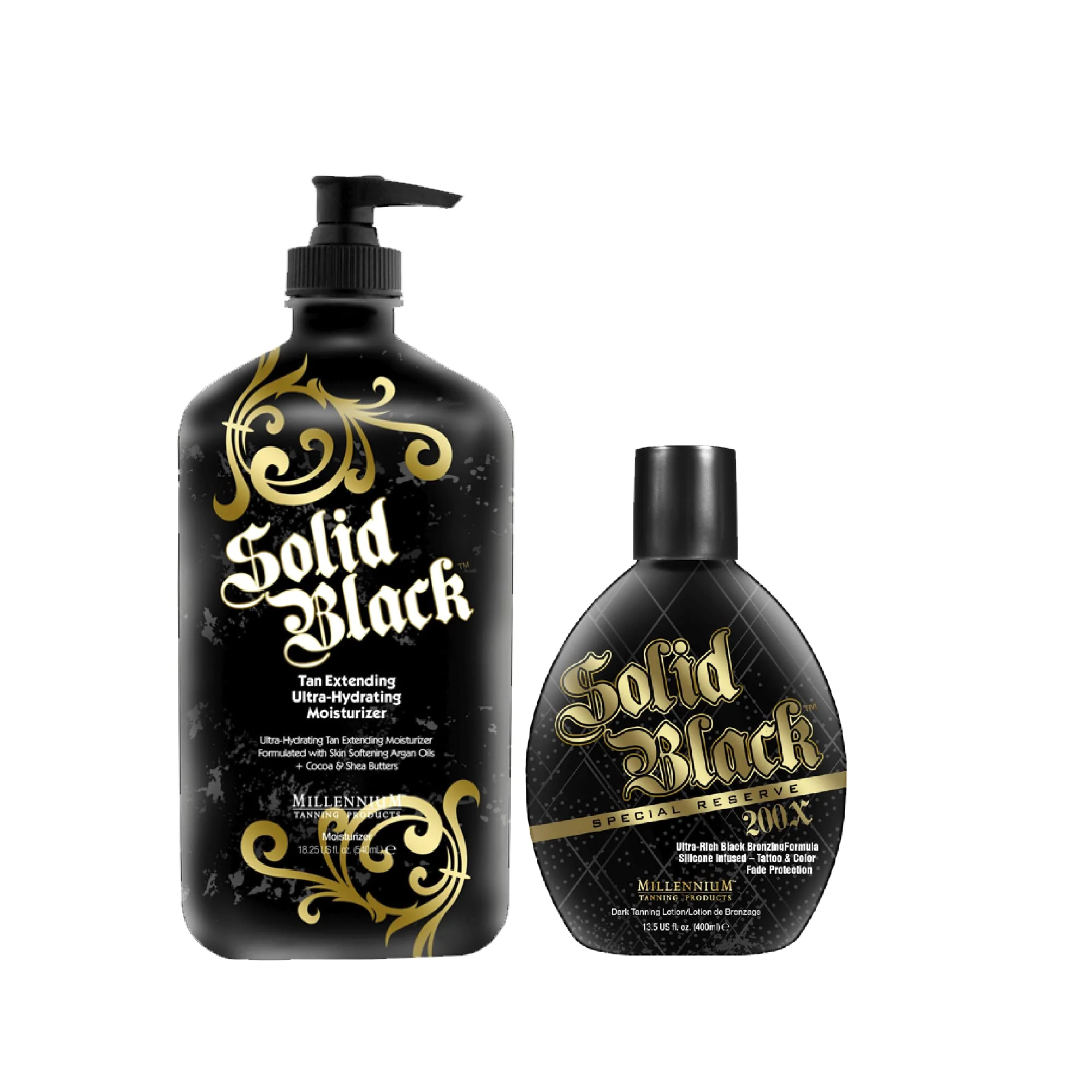 Healthy Millennium Tanning Solid Black 200X Tanning Lotion Tan Extender Lotion 13.50 18.25 Fluid Ounces Fashionable