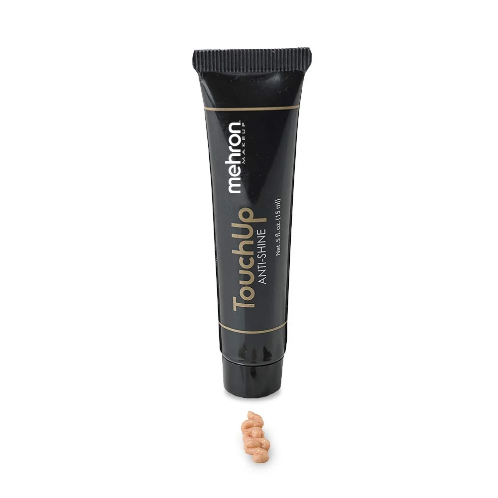 Dependable Mehron Makeup TouchUp Anti-Shine Gel Matte Primer Face Makeup Finishing and Primer Gel Medium Tint Green