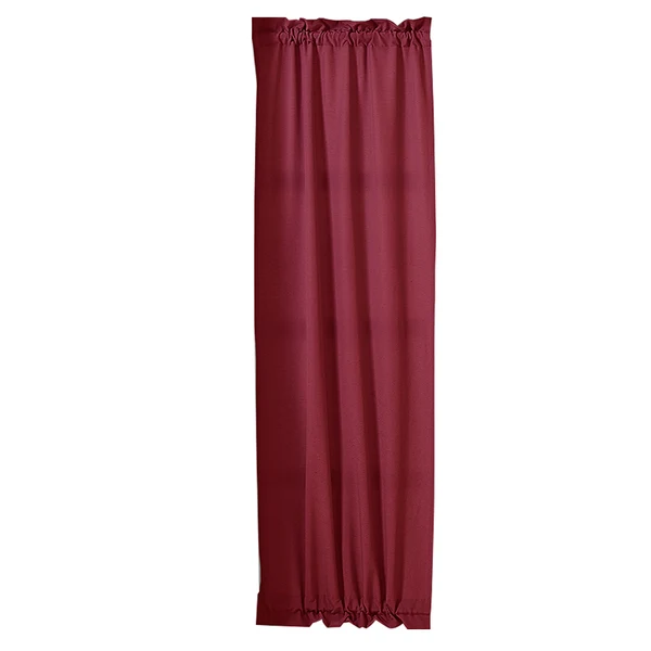 Soft Max Living Room Kitchen Door Window Curtain Valance Drape Wine Red - 64x183cm Healthy