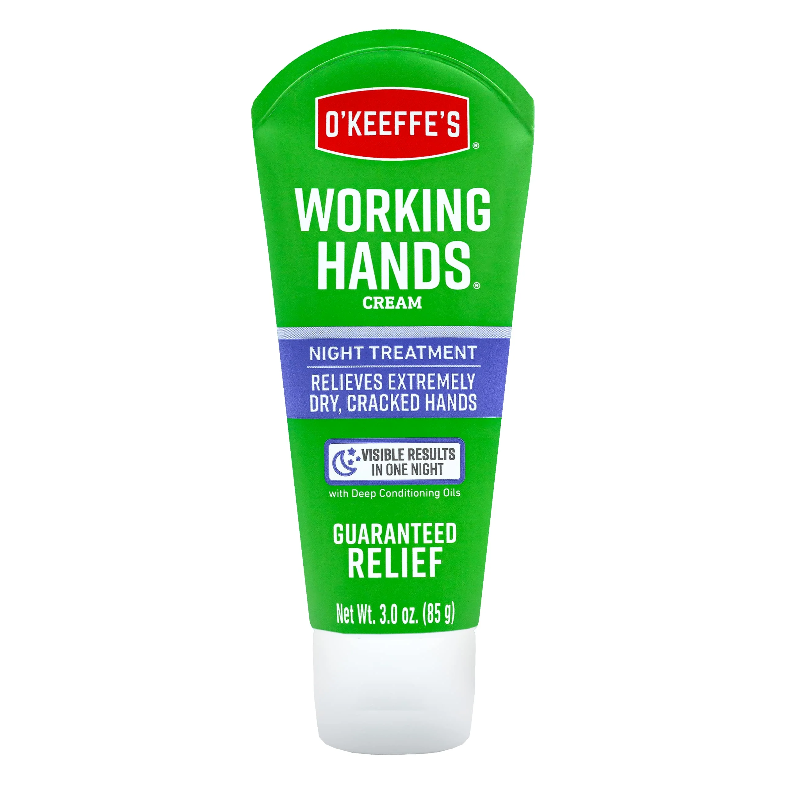 Dependable O'Keeffe's Working Hands Night Treatment Hand Cream 3 oz Tube Pack of 1 Outstanding