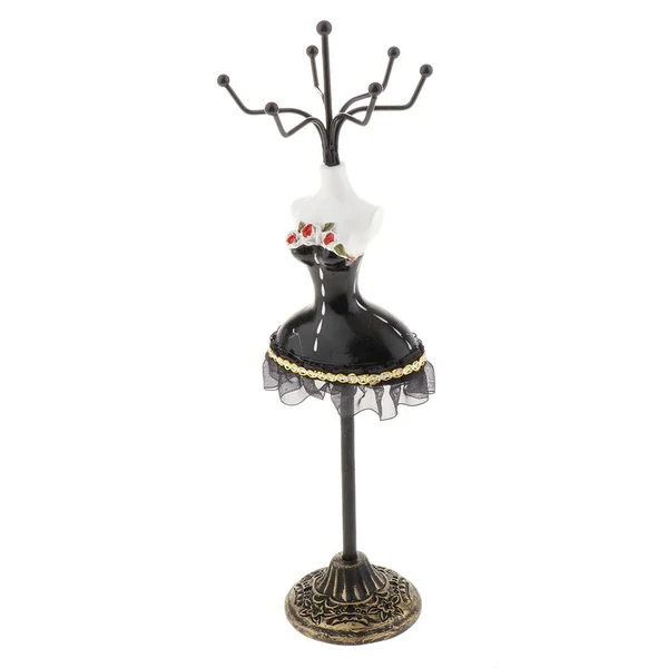 Smart Max Jewelry Display Stand Rack Holder Shelf Resin Female Model Decor Black Unique
