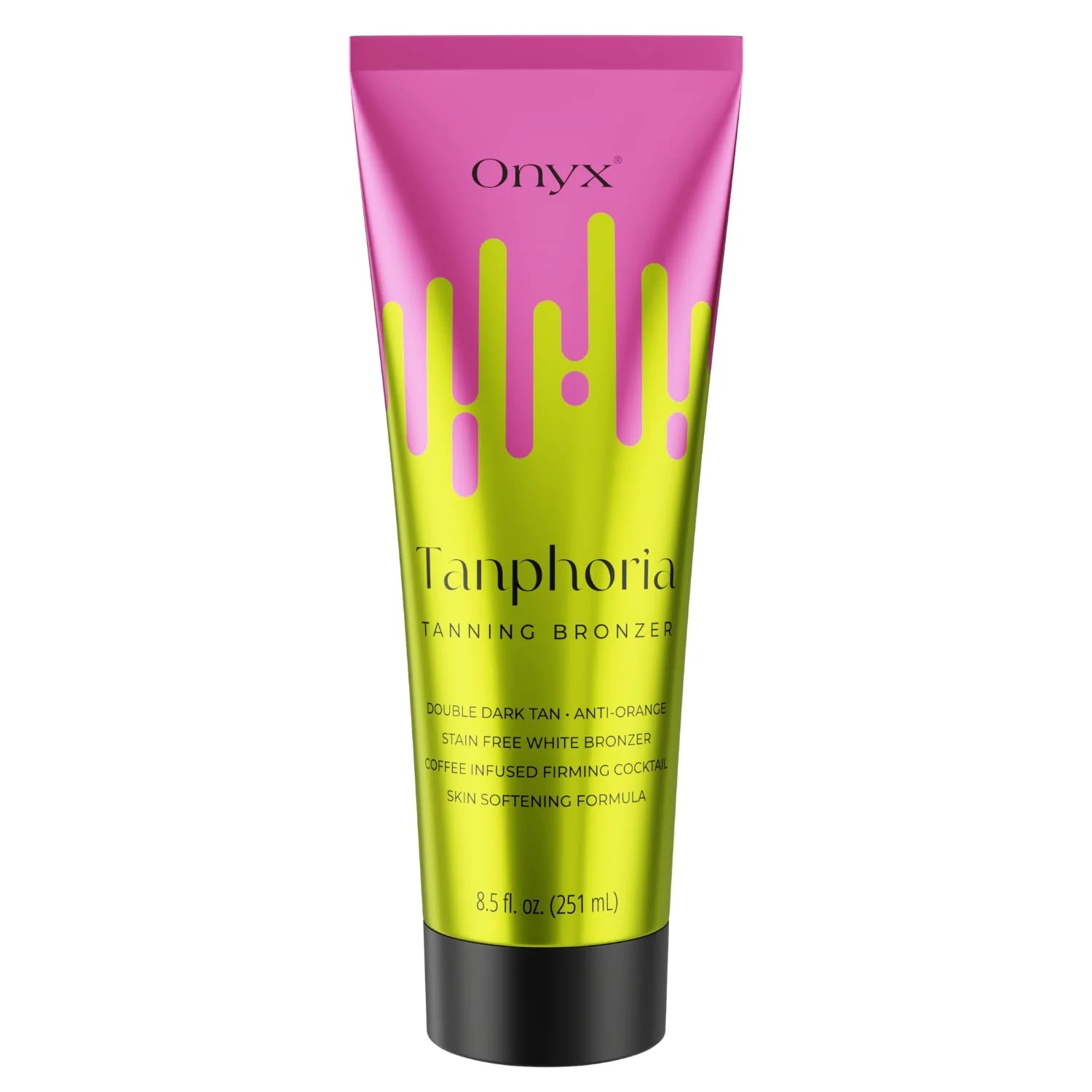 Proven Onyx Tanphoria Tanning Bed Lotion with Bronzer Accelerator - Gradual Dark Tan Anti-Orange Coffee Infused Firming Softening Skin 8.5 fl oz Quality