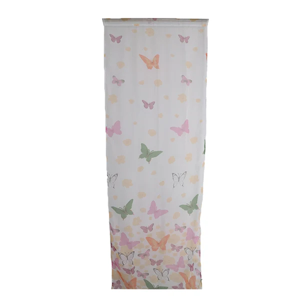 Environmentally Friendly Max Butterfly Print Sheer Curtains Window Voile Panels for Bedroom 270x100cm Premium