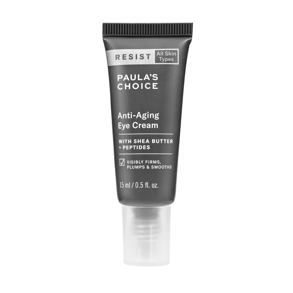 High-Quality Paula's Choice RESIST Anti-Aging Eye Cream with Shea Butter Vitamin C for Puffy Eyes Wrinkles Fine Lines Crow's Feet 0.5 Fl Oz Effective
