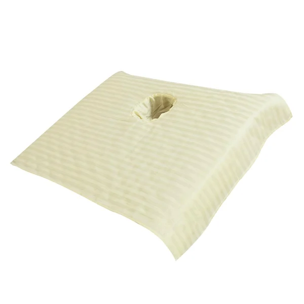 Certified Max Pure Cotton Massage Table Face Hole Towel Beauty Bed Cover Sheet Beige Smooth