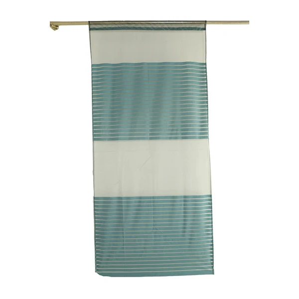 Premium Material Max Sheer Curtains Rod Pocket Striped Sheer Curtain for Living Room Blue Elite
