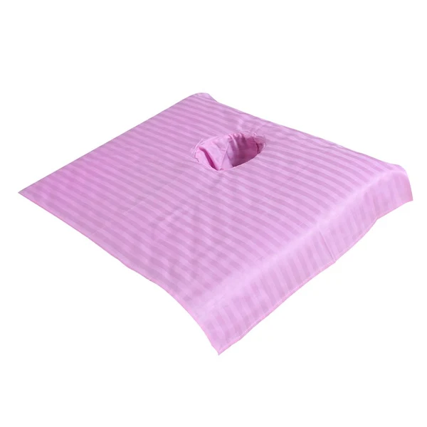 Refined Max Pure Cotton Massage Table Face Hole Towel Beauty Bed Cover Sheet Pink Eco-Friendly