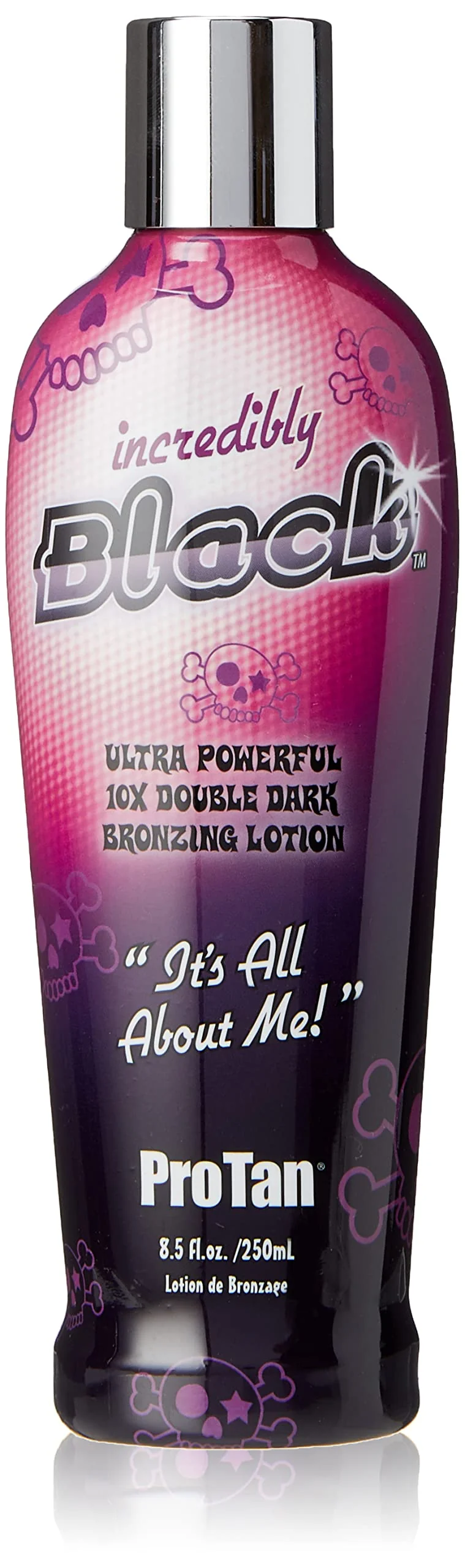 First-Class Pro tan PT-00-1088 Pro Tan Incredibly Black Double Dark Bronzing Lotion 8.5 Ounce Natural