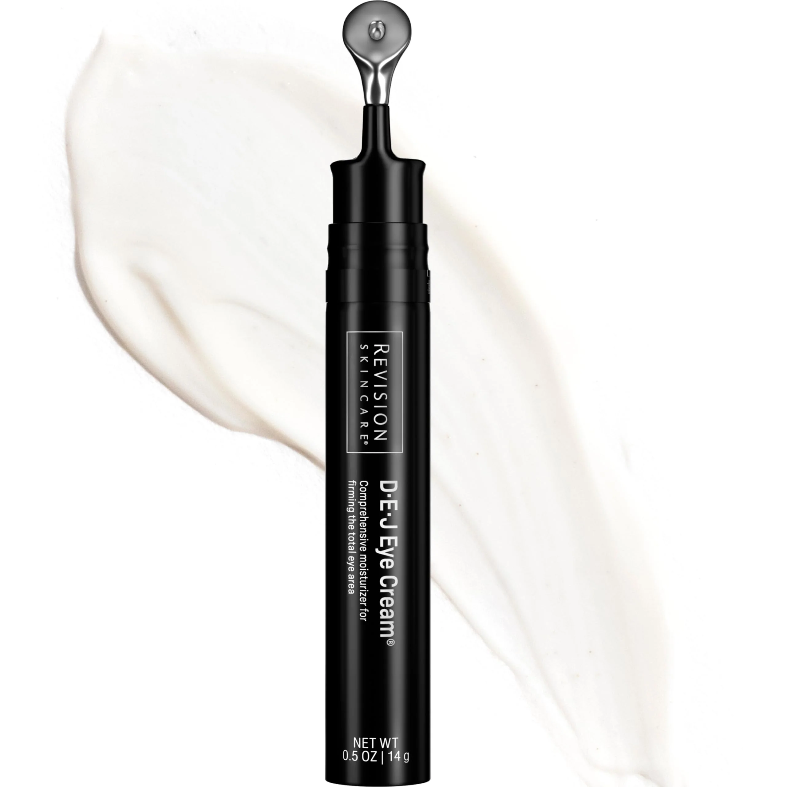 Revision Skincare D·E·J Eye Cream® Clinically Proven to Reduce Under-Eye Fine Lines and Wrinkles with Peptides and Hyaluronic Acid for a Firmer High-End