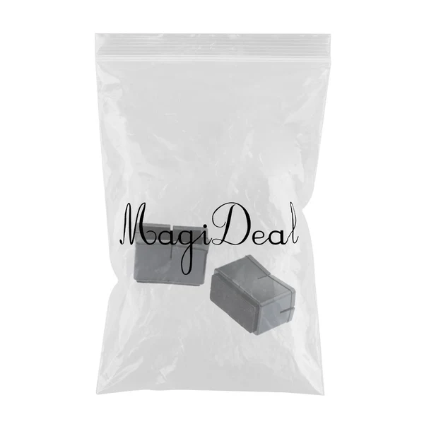 Clean Max 10Pcs Silicone Caps Felt Pads for Rectangle Chair Leg 4.7x2.7cmx3cm Eco-Friendly