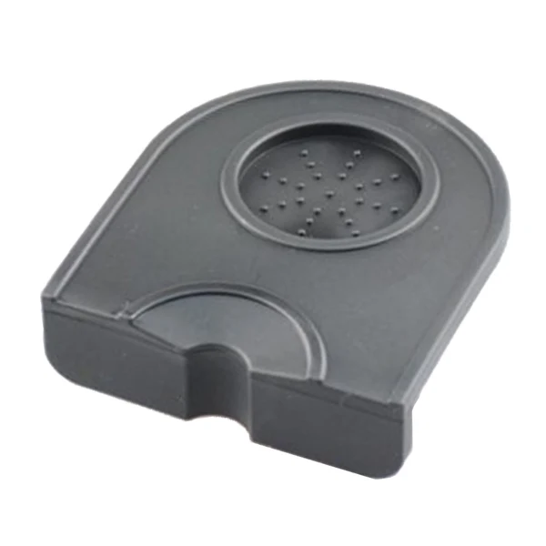 Fashionable Max Coffee Tamper Mat Silicone Nontoxic Anti Slip Espresso Tamper Mat Black3 Solid