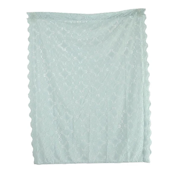 Casual Max 1 Panel Lace Sheer Curtains Grommet Valance Drapes Bedroom Window Treatment 140x210cm Artisan