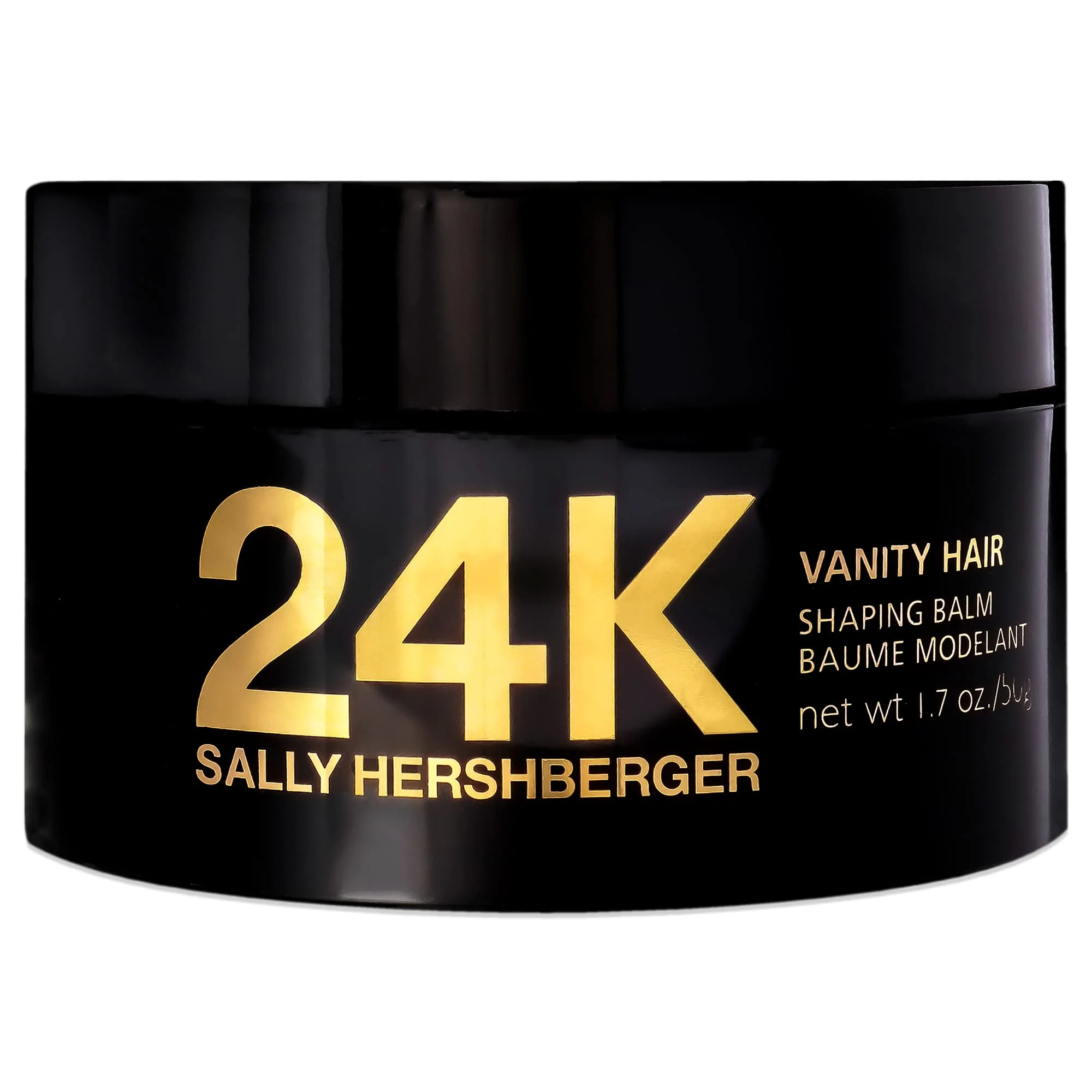 Minimalist SALLY HERSHBERGER 24K Vanity Hair Shaping Balm - Smoothing Buildup- Texturizing Balm For Sleek Shine - Infused With Soy Protein For A Soft Smart