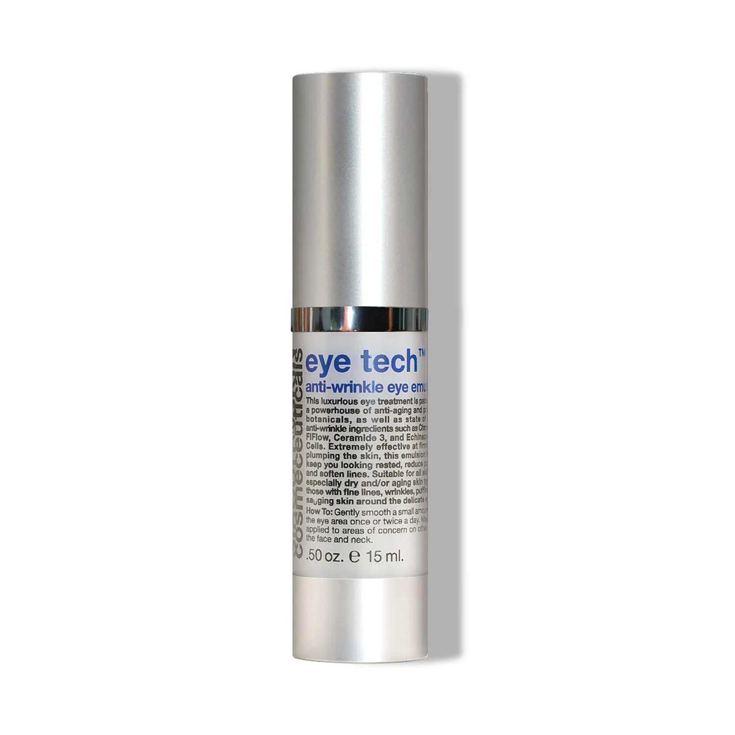 Fast Sircuit Skin EYE TECH Anti-Wrinkle Eye Emulsion - Moisturizing Eye Treatment with Borage Oil Echinacea Stem Cells and Ceramide 3 - Daily Eye Environmentally Friendly