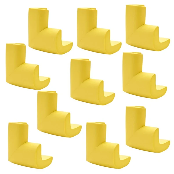 Fashionable Max 10pcs Thickened Baby Proofing Table Corner Guards Protector Yellow Top-Quality