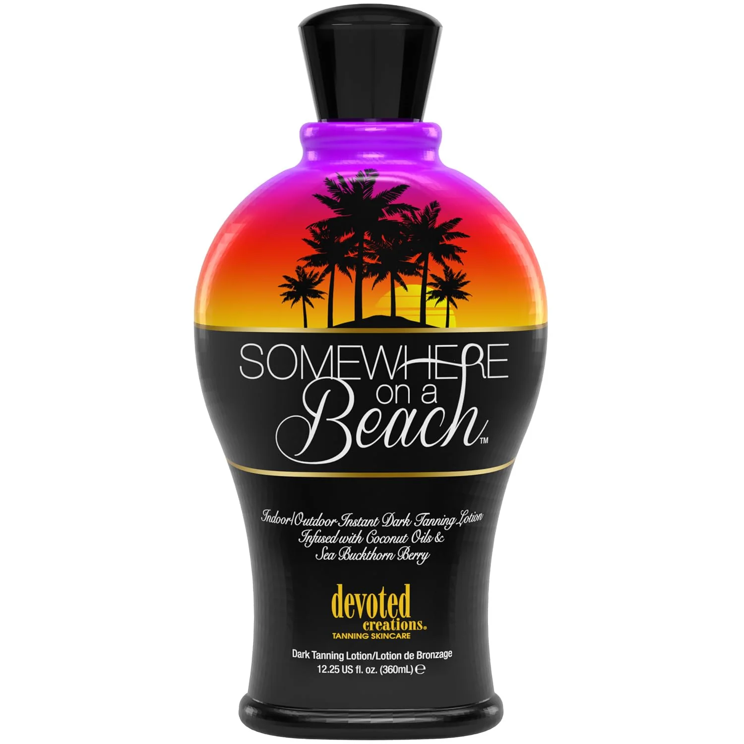 Optimized Somewhere on a Beach Indoor Outdoor Instant Dark Tanning Lotion 12.25 Ounce Casual