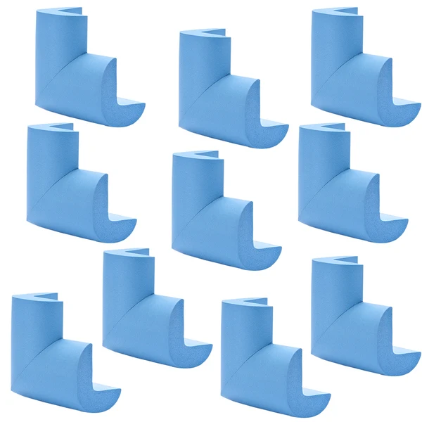 High-Performance Max 10pcs Thickened Baby Proofing Table Corner Guards Protector Sky Blue Stylish