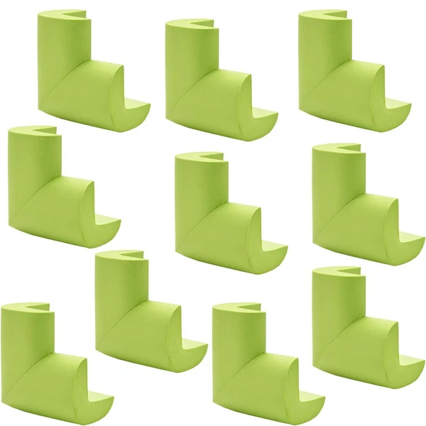 Reliable Max 10pcs Thickened Baby Proofing Table Corner Guards Protector Grass Green Minimalist