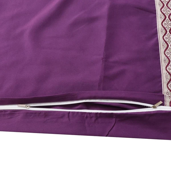 Premium Max Cotton Massage Table Duvet Cover Beauty Salon Bed Quilt Cover Deep Purple Traditional