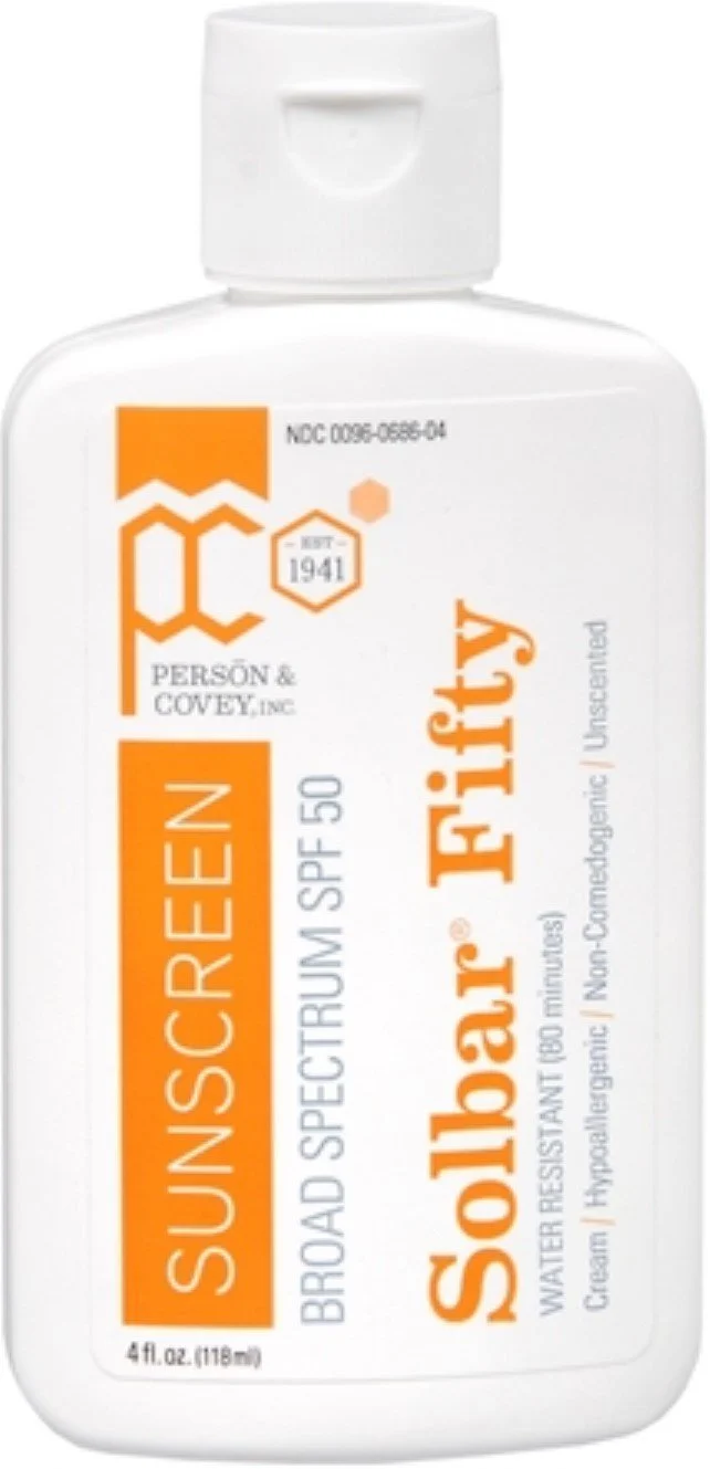 Reusable Solbar Solbar fifty pf cream sunscreen spf 50 unscented 4 oz 4 Ounce Elite