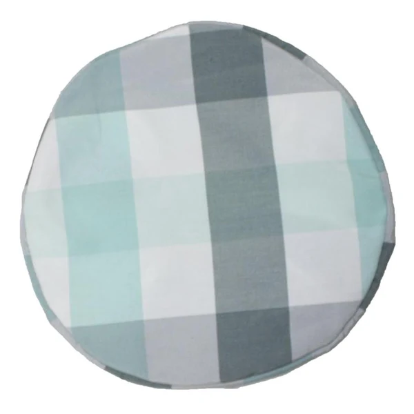Smooth Max Polyester Round Bar Stool Cover Slipcover Grid-33cm Recyclable