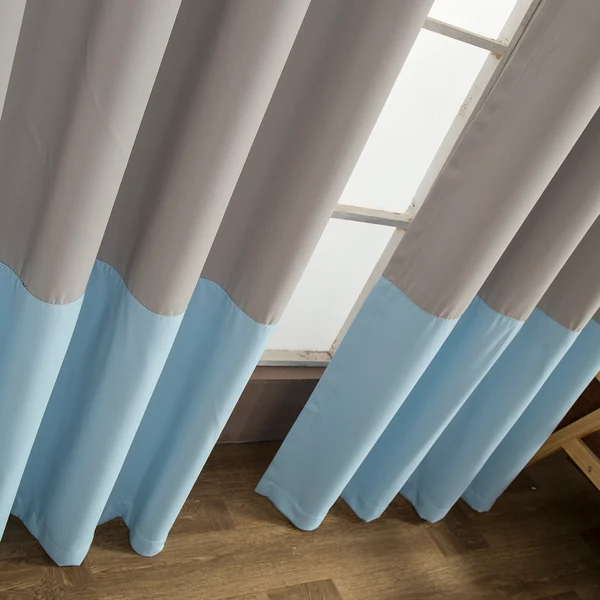 Elite Max Color Patchwork Curtain Blackout Curtain Blackout Curtain for Bedroom Type E Relaxed