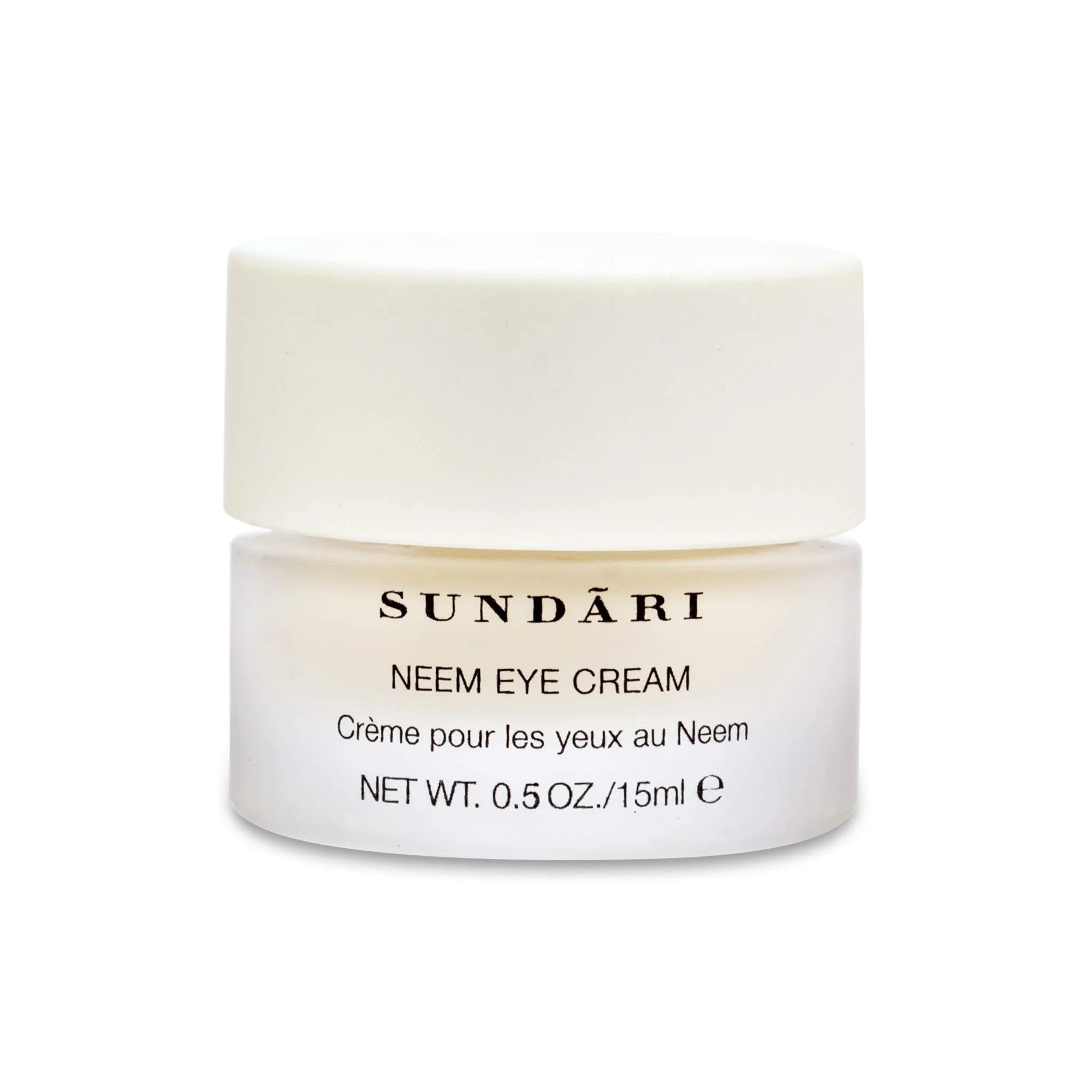 Expertly Made SUNDARI Neem Eye Cream 0.5 Fl Oz Lightweight Under Eye Cream Reduces Puffiness Dark Circles Firms Delicate Skin Nourishing and Soothing Safe