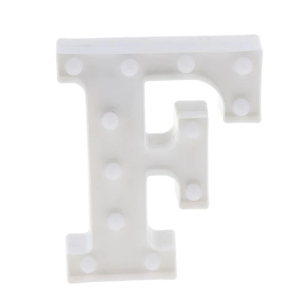 Clean Max Decorative LED Letter Marquee Sign with Lights F Classic