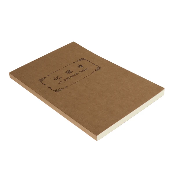 Eco-Friendly Max A5 Account Book Journal Ruled Yellow 100 Sheets 200 Pages PU Leather Cover Contemporary
