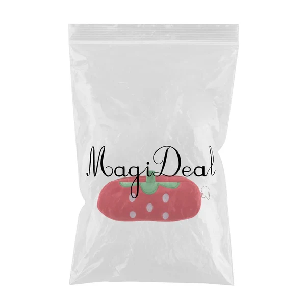 Proven Max Cute Plush Pencil Bag Pencil Holder Pouch Cartoon Animal Pen Bag Strawberry Eco-Friendly