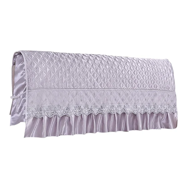 Classic Max Stretchable Bedroom Bed Headboard Cover Protector Slipcover Purple 180cm Pure