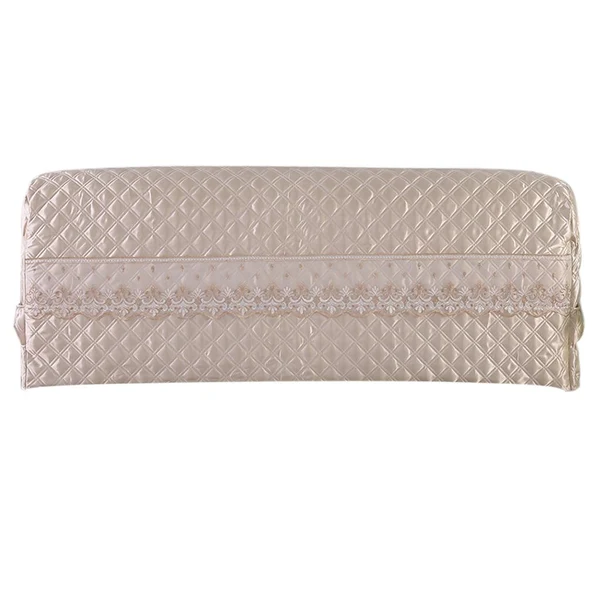 Classic Max 1xLuxury Silk Bed Headboard Cover Protector Bed Decor Beige 200cm Fashionable