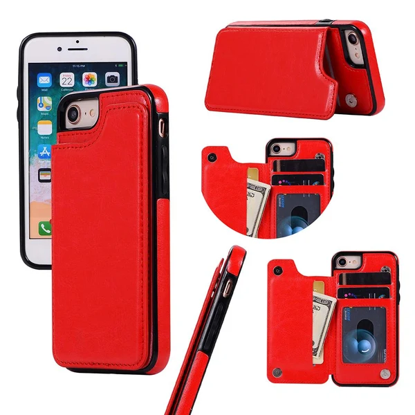 Smart Max Simple Phone Back Cover For iPhone7 8 Series Red iPhone8 iPhone7 Unique