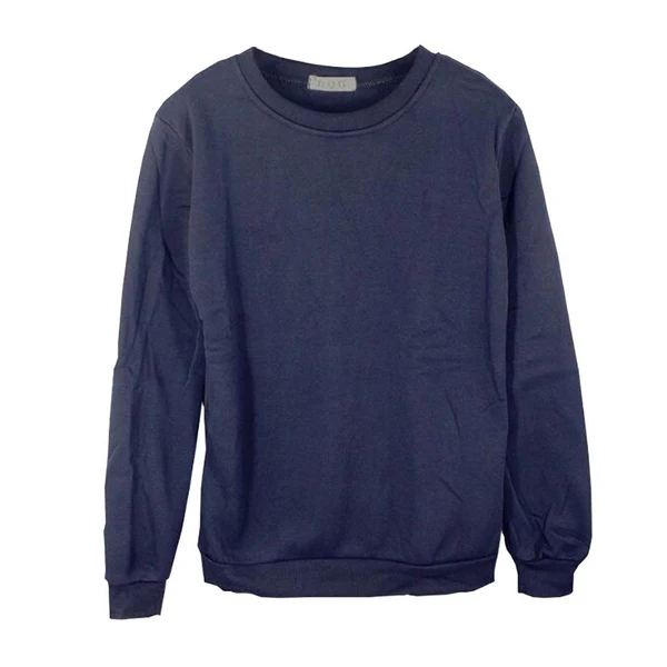 Consistent Max Fashion Long Sleeve Crewneck Sweatshirt Unisex Pullover Hoodie Dark Blue XL Optimized