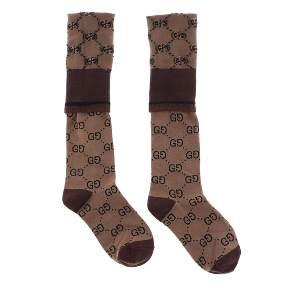 Eco-Friendly Max 1 Pair Lady Fashion Stockings Sports Shopping Travel G Word Stockings Khaki Versatile