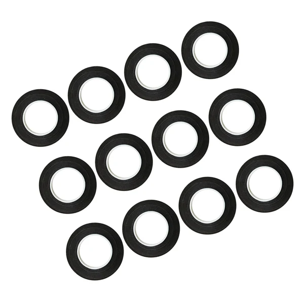 Casual Max 12 Pieces x 30m Florist Craft Stem Wrap Floral Stem Wrap Tape Black Excellent