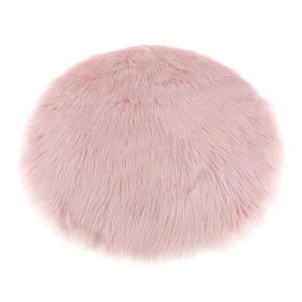 Authentic Max Soft Sheepskin Fluffy Skin Faux Fur Fake Rug Mat Small Rugs light Pink Artisan