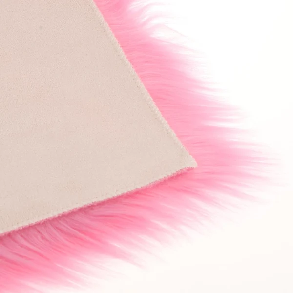 Original Max 80x50cm Shaggy Sheepskin Rug Soft Non Shed Carpet Rug 5cm Pile Pink Premium Material