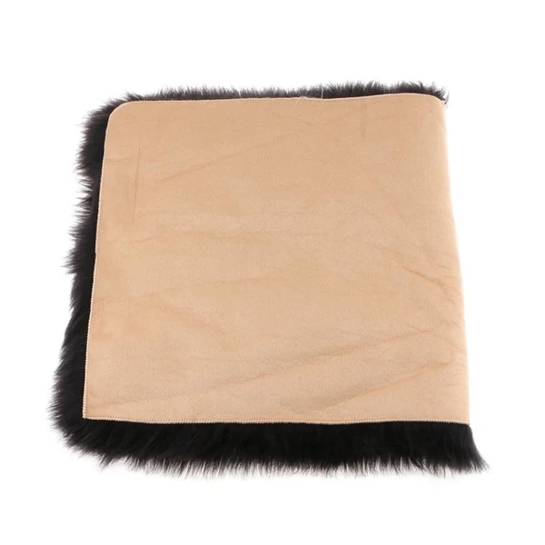 Premium Material Max 60cmx90cm Sheepskin Fluffy Skin Faux Fur Fake Rug Mat Rugs Black Fine
