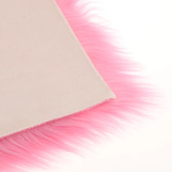 Consistent Max 60cmx90cm Sheepskin Fluffy Skin Faux Fur Fake Rug Mat Rugs Dark Pink Practical