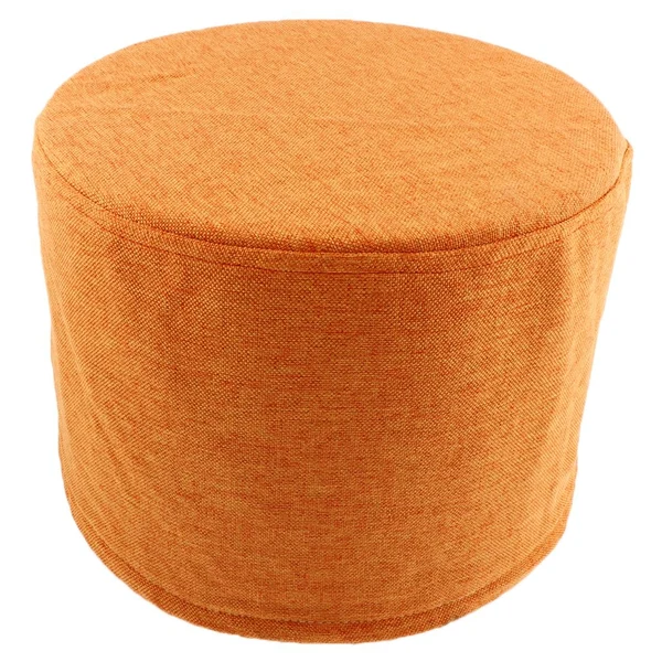 Certified Max Exquisite Cotton Round Stool Cover Fits 28cm 11inch Dia Footstool Orange Durable