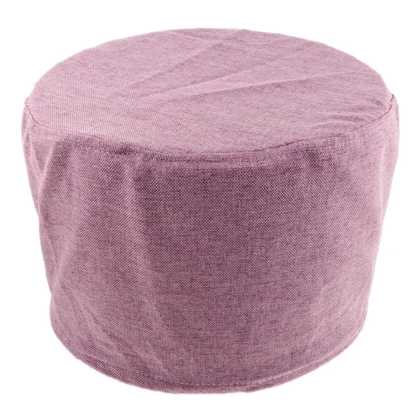Environmentally Friendly Max Exquisite Cotton Round Stool Cover Fits 28cm 11inch Dia Footstool Purple Clean