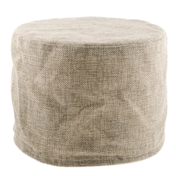 Powerful Max Exquisite Cotton Round Stool Cover Fits 28cm 11inch Dia Footstool Beige Dependable