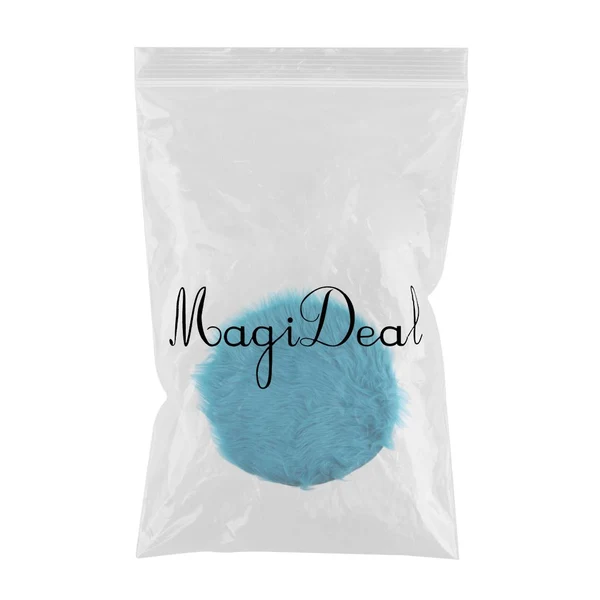 Organic Max Soft Sheepskin Fluffy Skin Faux Fur Rug Mat Small Rugs Dark Blue 40cm High-Performance