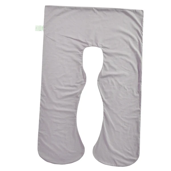 Exclusive Max Body Bolster Maternity Pregnancy Support Pillow Cover Gray 127x76x20cm Lightweight