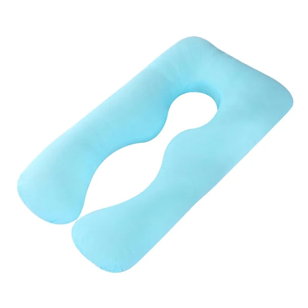 Premium Material Max Maternity Pillow Pregnancy Nursing Sleeping Body Support Feeding Lake Blue Traditional