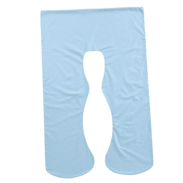 Clean Max Body Bolster Maternity Pregnancy Support Pillow Cover Blue 145x80x20cm Exceptional