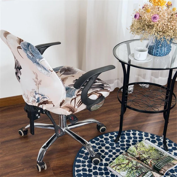 Exceptional Max Floral Removable Stretchable Soft Slipcover Office Computer Chair Covers 9 Practical